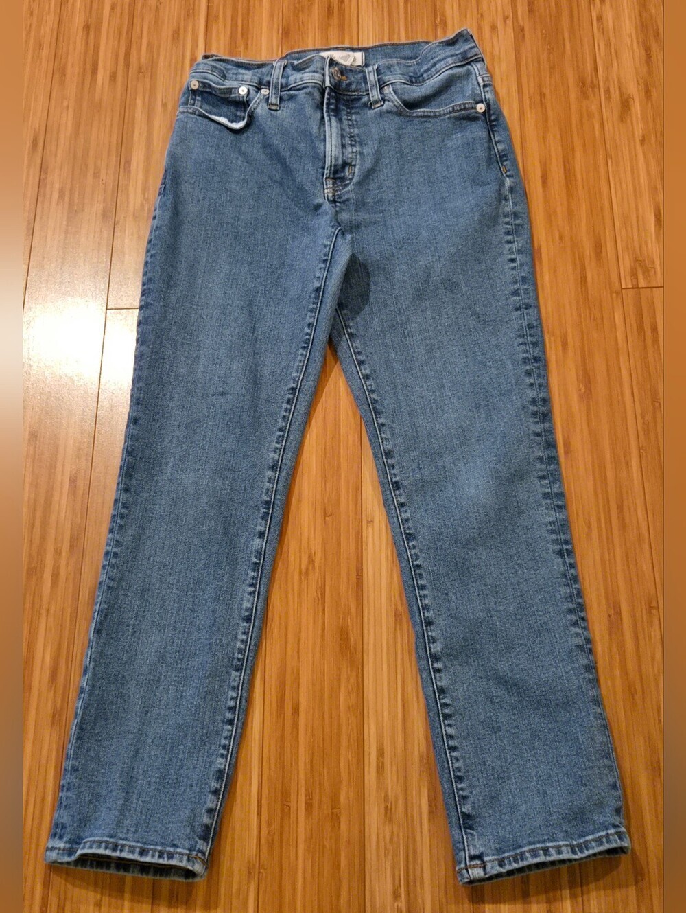 Madewell Light Blue Straight Leg  Denim Jeans